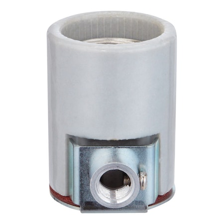 Jandorf Jandorf Porcelain Medium Base Side Outlet & Bushing Socket 1 pk 60579